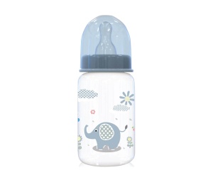 Flašica 125ml 0m+ Sa Likom plava Lorelli Animals 10200120001