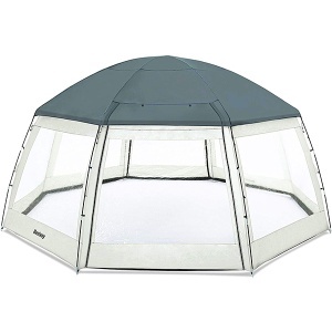 Gazebo-kupola za okrugle bazene 600x600x295cm Bestway 58612