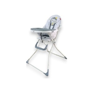 Hranilica stolica za bebe i decu siva BBO HCY6201GREY