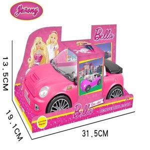 Igračka auto mini kabriolet za lutku Bella rozi 236314