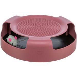 Igračka uhvati miša plastika25 × 6 cm roze i zelena