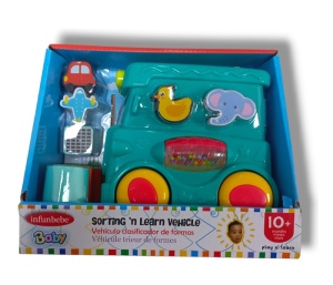 Igračka Za Bebe Autobus Sorter 6m+ Infunbebe PL2053 - Img 2