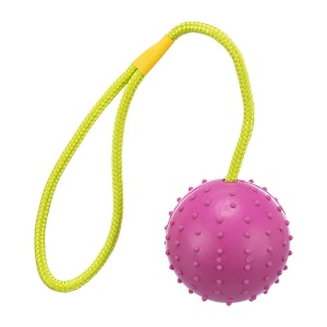 Igračka za pse Trixie Lopta na kanapu 7cmx30cm žuta ljubičasta