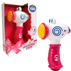 Igračke za bebe muzički čekić roze GT 21177 - Img 2
