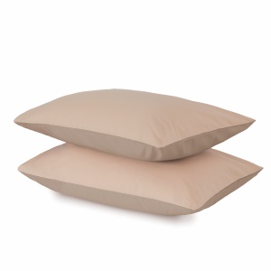 Jastučnica CB Bicolor set 2/1 50x70 puder roze/lindon bež 025584