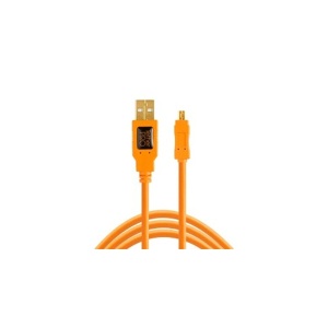 Kabl Tether Tools CU8015ORG Pro USB 2.0 to Mini-B 8-Pin, 15(4,6m) - Img 2