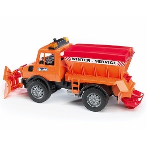 Kamion MB Unimog zimska služba Bruder 025724 - Img 1