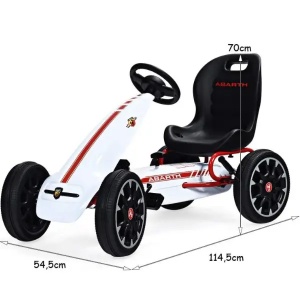 Karting na pedale beli Abarth TRO0027 - Img 3
