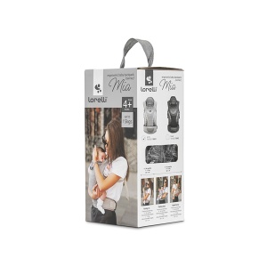 Kengur nosiljka Lorelli Ergonomic Mia Sivi 10010170001 - Img 3