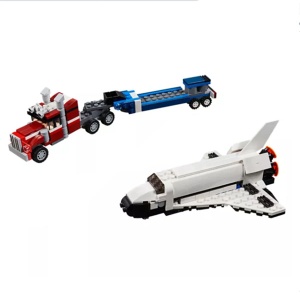 Kocke Lego Creator 3in1 transporter šatlova 31091