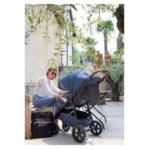 Kolica za bebe Mast M4 Marine Blue Grey 4Moms A049013 - Img 4