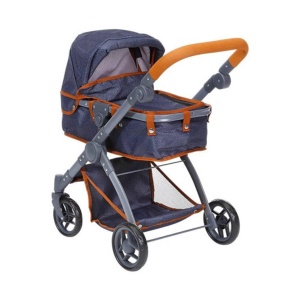 Kolica za lutke Kio Dark Blue 62x39x68,5cm Knorr 91030
