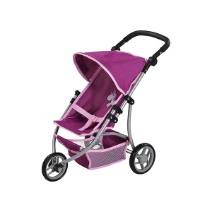 Kolica za lutku Jogger Lio Unicorn purple 59x35,5x63,5cm Knorr 165726
