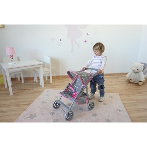 Kolica za lutku Liba Star grey 54x35x44cm Knorr 168093 - Img 3