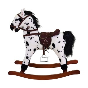 Konj za ljuljanje muzički Appaloosa 75x30x69cm Knorr 40505 - Img 2