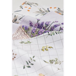 Kuhinjska krpa Lavanda i Provansa 50x70cm bela ljubičasta - Img 2