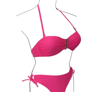 Kupaći kostim dvodelni roze LV-7832