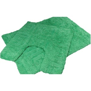 Kupatilski set 2u1 Quadro 50X70 i 50X50 zelena 6663