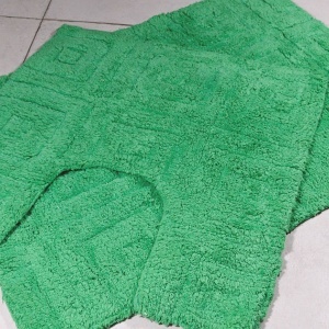Kupatilski set 2u1 Quadro 50X70 i 50X50 zelena 6663 - Img 3