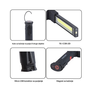 Led baterijska lampa 3W Prosto PL3394 - Img 2