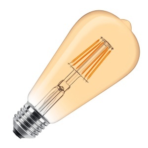 LED filament sijalica dimabilna toplo bela 9W Prosto LS-ST64FDA-WW-E27/9