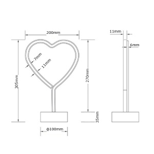 Led stona lampa Heart 1,5W Trio Lighting R55210101 - Img 4
