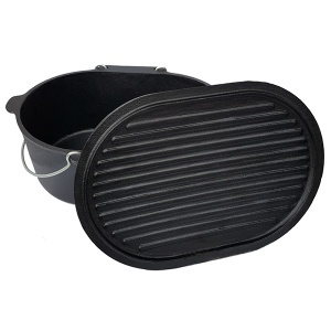 Livena posuda sa gril poklopcem 9l-0589