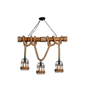 Luster 3xE27 braon rustik 78 05.0608