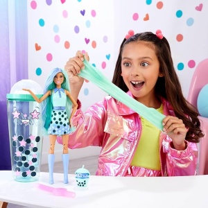 Lutka Barbi sa iznenađenjem Barbie Pop Reveal Bubble Tea Green Tea 191246 - Img 5