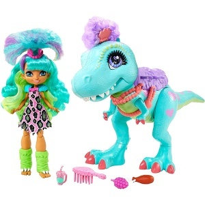 Lutka Rokel sa dinosaurusom Pećinski klub Mattel 917543