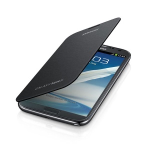 Maska sa preklopom SAMSUNG Note2 mob tel, srebrna EFC-1J9-FSEG