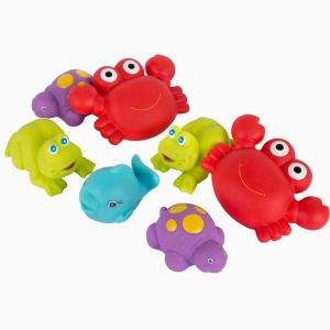 Morski drugari za kupanje plavi set Playgro 1037840 - Img 2