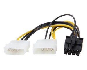 Naponski adapter za grafičku PCI-E 8-pin na 2x Molex E-Green