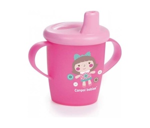 Neprosipajuća Šolja Non Spill 250ml Roze Canpol Babies Toys 31/200_pin