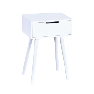 Noćni stočić beli 40X30X59cm Kesper KSP15970 - Img 2