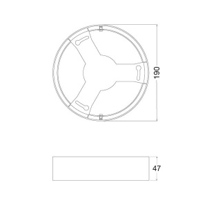 Nosač za ugradni led panel 18W Ledvance 4058075709942 - Img 3