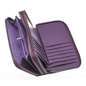 Novčanik ženski sa dva zipa 1387, 18.5×3×10 cm - Img 4