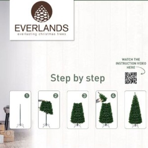 Novogodišnja jelka 150 cm zelena Pop-up Everlands 68.3854 - Img 4