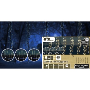 Novogodišnja rasveta Meteor Led svetleća zavesa KDF 002