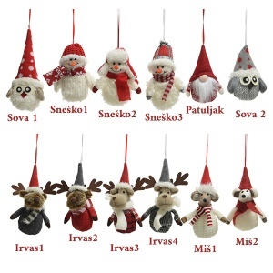 Novogodišnji ukras figura 14cm 611579 - Img 2