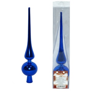 Novogodišnji ukras Vrh 25cm plavi 51-914000