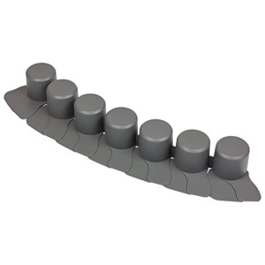 Ogradica 6cm 4m siva Prosperplast PR IPAL7-S443