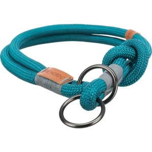 Ogrlica be nordic S M 40cm/8mm petrol/siva