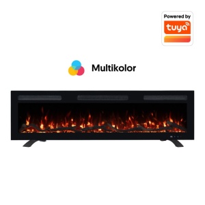 Pametni električni kamin Prosto 1800W ugradni/nazidni/samostojeći multikolor 127x12,8x35cm