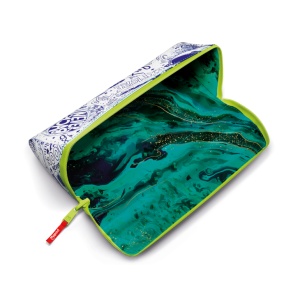Pernica Prazna Maped 2 lica XXL Trendi 23x9x7,5cm zelena bela plava - Img 4