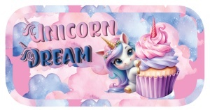 Pernica Prazna Ovalna Octopus Opc2612 Unicorn Dreams 22x11x5cm roze