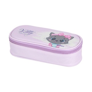 Pernica prazna Spirit Mini Kitty 1-zip 20x6x10cm ljubičasta maca