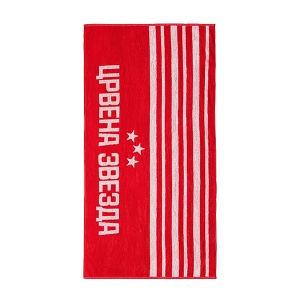 Peškir za plažu Crvena Zvezda pruge 70x140cm