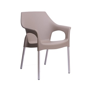 Plastična stolica Stella tamno moka 63174