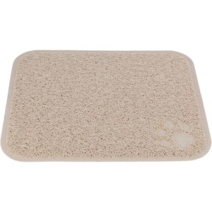 Podmetač/otirač za mace toalet pvc 37x45cm oker